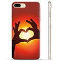 iPhone 7 Plus / iPhone 8 Plus TPU Case - Heart Silhouette