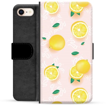 iPhone 7/8/SE (2020)/SE (2022) Premium Wallet Case - Lemon Pattern