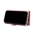 iPhone 7/8/SE (2020)/SE (2022) Esseble Zipper Wallet Case with Wrist Strap - Pink