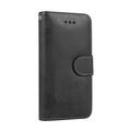 iPhone 7/8/SE (2020)/SE (2022) Vintage 2-in-1 Wallet Case with Removable Cover - Black