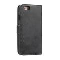 iPhone 7/8/SE (2020)/SE (2022) Vintage 2-in-1 Wallet Case with Removable Cover - Black