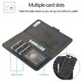 iPhone 7 Plus/8 Plus Vintage 2-in-1 Wallet Case with Removable Cover - Black