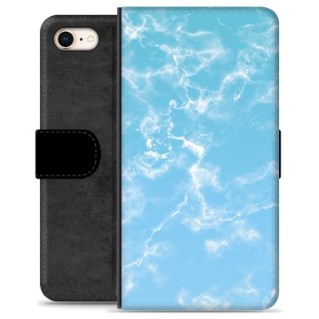 iPhone 7/8/SE (2020)/SE (2022) Premium Wallet Case - Blue Marble