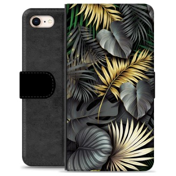 iPhone 7/8/SE (2020)/SE (2022) Premium Wallet Case - Golden Leaves