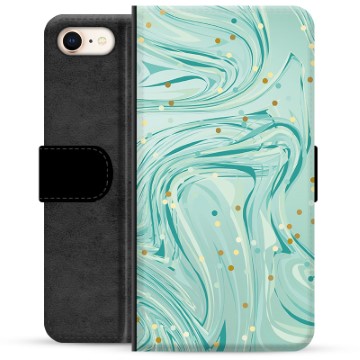 iPhone 7/8/SE (2020)/SE (2022) Premium Wallet Case - Green Mint