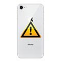 iPhone 8 Battery Cover Repair - incl. frame - Silver