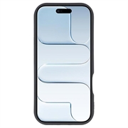 iPhone Air Butterfly Print TPU Case - Purple / Black