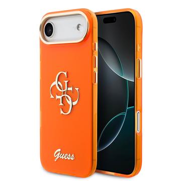 iPhone Air Guess IML 4G Script Metal Logo Case - Orange