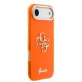 iPhone Air Guess IML 4G Script Metal Logo Case - Orange