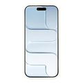 iPhone Air Heart Pattern Shockproof TPU Case with Raised Edges - White