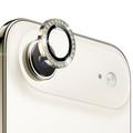 iPhone Air Northjo Rhinestone Camera Lens Protector Set - Gold