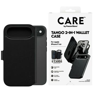 iPhone Air PanzerGlass Care Tango 2-in-1 Wallet Case - MagSafe Compatible - Black