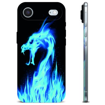 iPhone Air TPU Case - Blue Fire Dragon