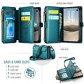 iPhone Duo CaseMe C36 RFID Blocking Wallet Case - Green