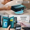 iPhone Duo CaseMe C36 RFID Blocking Wallet Case - Green