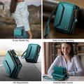 iPhone Duo CaseMe C36 RFID Blocking Wallet Case - Green