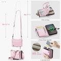 iPhone Duo CaseMe C36 RFID Blocking Wallet Case - Pink