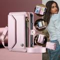 iPhone Duo CaseMe C36 RFID Blocking Wallet Case - Pink