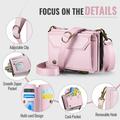 iPhone Duo CaseMe C36 RFID Blocking Wallet Case - Pink