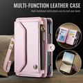 iPhone Duo CaseMe C36 RFID Blocking Wallet Case - Pink
