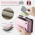 iPhone Duo CaseMe C36 RFID Blocking Wallet Case - Pink
