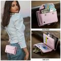 iPhone Duo CaseMe C36 RFID Blocking Wallet Case - Pink