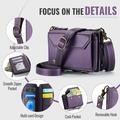 iPhone Duo CaseMe C36 RFID Blocking Wallet Case - Purple