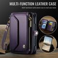 iPhone Duo CaseMe C36 RFID Blocking Wallet Case - Purple