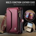 iPhone Duo CaseMe C36 RFID Blocking Wallet Case - Red