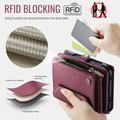 iPhone Duo CaseMe C36 RFID Blocking Wallet Case - Red