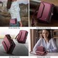iPhone Duo CaseMe C36 RFID Blocking Wallet Case - Red