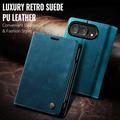 iPhone Duo Caseme 013 Series Wallet Case - Blue