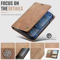 iPhone Duo Caseme 013 Series Wallet Case - Brown