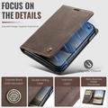 iPhone Duo Caseme 013 Series Wallet Case - Coffee