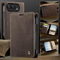iPhone Duo Caseme 013 Series Wallet Case - Coffee