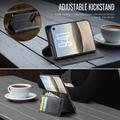 iPhone Duo Caseme 033 Calf Texture Wallet Case with RFID Blocking - Black