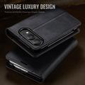 iPhone Duo Caseme 033 Calf Texture Wallet Case with RFID Blocking - Black