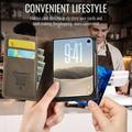 iPhone Duo Caseme 033 Calf Texture Wallet Case with RFID Blocking - Coffee