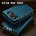iPhone Duo Caseme 033 Calf Texture Wallet Case with RFID Blocking - Green