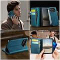 iPhone Duo Caseme 033 Calf Texture Wallet Case with RFID Blocking - Green