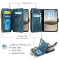 iPhone Duo Caseme C30 Multifunctional Wallet Case - Blue