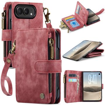 iPhone Duo Caseme C30 Multifunctional Wallet Case - Red
