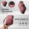 iPhone Duo Caseme C30 Multifunctional Wallet Case - Red