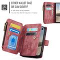 iPhone Duo Caseme C30 Multifunctional Wallet Case - Red