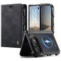 iPhone Duo Caseme C49 2-in-1 Detachable Wallet Case - MagSafe Compatible, RFID - Black