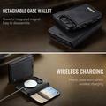 iPhone Duo Caseme C49 2-in-1 Detachable Wallet Case - MagSafe Compatible, RFID - Black