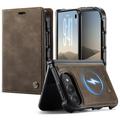 iPhone Duo Caseme C49 2-in-1 Detachable Wallet Case - MagSafe Compatible, RFID - Coffee