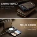 iPhone Duo Caseme C49 2-in-1 Detachable Wallet Case - MagSafe Compatible, RFID - Coffee