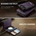 iPhone Duo Caseme C49 2-in-1 Detachable Wallet Case - MagSafe Compatible, RFID - Purple