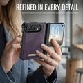 iPhone Duo Caseme C49 2-in-1 Detachable Wallet Case - MagSafe Compatible, RFID - Purple